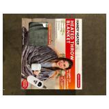 HANDY HEATER 50 in. x 60 in. Heated Blanket in Gray  Customer Returns See Pictures