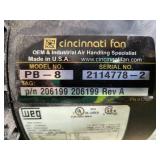 Cincinnati Fan PB-8 Industrial Air Handling Blower Fan
