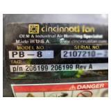 Cincinnati Fan PB-8 Industrial Air Handling Blower