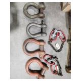 Collection of Industrial Shackles and Lifting Chains