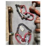 Collection of Industrial Shackles and Lifting Chains