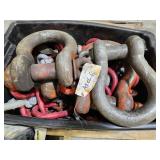 Collection of Industrial Shackles and Lifting Chains
