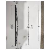 Bulk Lot of 21 Doga Windshield Wipers 27.56 Inch