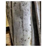 Set of 10 Large Industrial Wrenches on Pallet