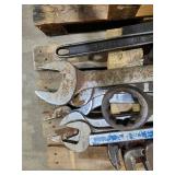 Set of Heavy-Duty Wrenches and Tools with Straps