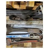 Set of Heavy-Duty Wrenches and Tools with Straps