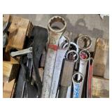 Set of Heavy-Duty Wrenches and Tools with Straps