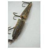 Vintage CCBCO Glass Eyed Pikie, jointed Fishing Lure