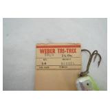 Vintage Weber "Tri-Trix" Fishing Lure 5.5"