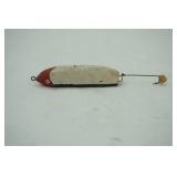 Vintage wooden Fishing Lure - "Walleye Whapper" label on side