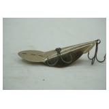 Vintage Spoonplug Silver toned