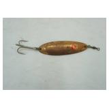 Vintage Johnsons gold 2.25" Wiggler Wobble Spoon