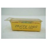 Vintage "Crazy Legs" No 250 top water lure - in original packaging