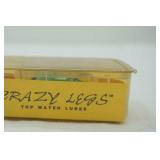 Vintage "Crazy Legs" No 250 top water lure - in original packaging