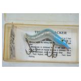 Vintage Pulver Riser Fishing Lure - "The Linebacker" in original packaging
