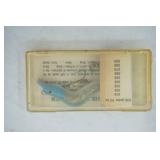 Vintage Pulver Riser Fishing Lure - "The Linebacker" in original packaging