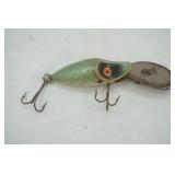 Vintage Heddon Midge River Runt Fishing Lure