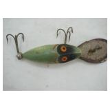 Vintage Heddon Midge River Runt Fishing Lure