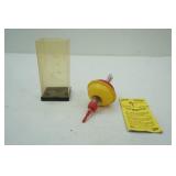 Vintage Sure-Set bobber in original packaging