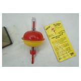 Vintage Sure-Set bobber in original packaging