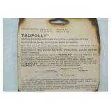 Vintage Heddon "Tadpolly" in original packaging