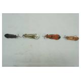 Vintage Spoonplug Lures 4ct
