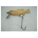 Vintage Arbogast "Lil Bass" rubber minnow Lure