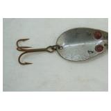 Vintage Red Eye Wiggler Spoon Lure