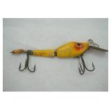 Vintage Arbogast  "Hula Popper" jointed Fishing Lure