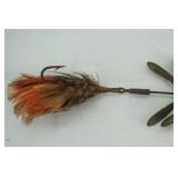 Vintage Pflueger feather spinner lure