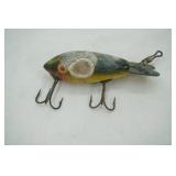 Vintage wooden Bomber Fishing Lure