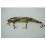 Vintage Bomber jointed fishing lure