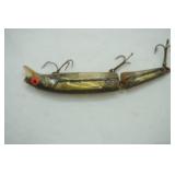 Vintage Bomber jointed fishing lure