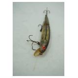 Vintage Bomber jointed fishing lure