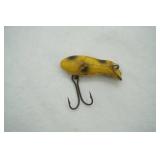 Vintage wooden mini popper fishing lure