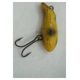 Vintage wooden mini popper fishing lure