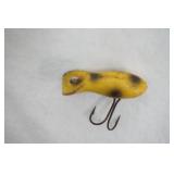 Vintage wooden mini popper fishing lure