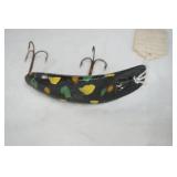 Vintage wooden Helin Flatfish Lure