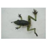 Vintage rubber frog fishing lure