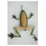 Vintage rubber frog fishing lure