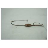 Antique Weedless Weighted Hook. A.F. Bingenheimer 1890s