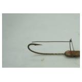 Antique Weedless Weighted Hook. A.F. Bingenheimer 1890s