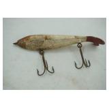Vintage red & white minnow lure