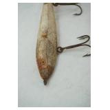 Vintage red & white minnow lure