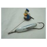 Vintage Pflueger Evans Spoon Lure 6 with Donald Duck bobber