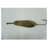 Antique Brass Spoon Lure Harry McMahon