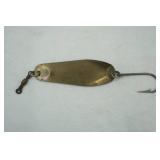 Antique Brass Spoon Lure Harry McMahon