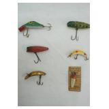 Vintage Small Lures 6ct