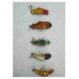 Vintage Spoonplug Lure Lot 5ct
