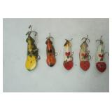 Vintage Spoonplug Lure Lot 5ct